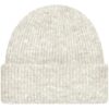 WH-BLANK-BN-UN-AlmondMarl-front Cosy Ribbed Beanie, Almond Marl