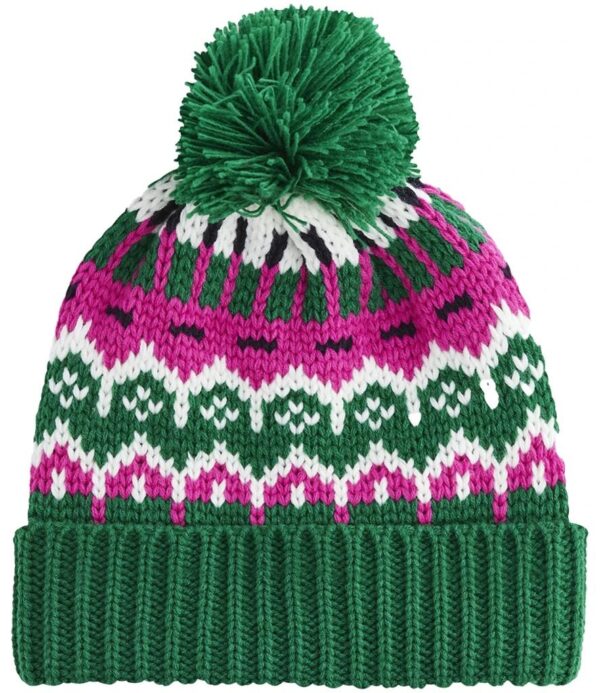WH-BLANK-BN-UN-AlpineLodge-front Retro Ski Beanie, Alpine Lodge