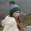 WH-BLANK-BN-UN-AlpineLodge-model-front Retro Ski Beanie, Alpine Lodge