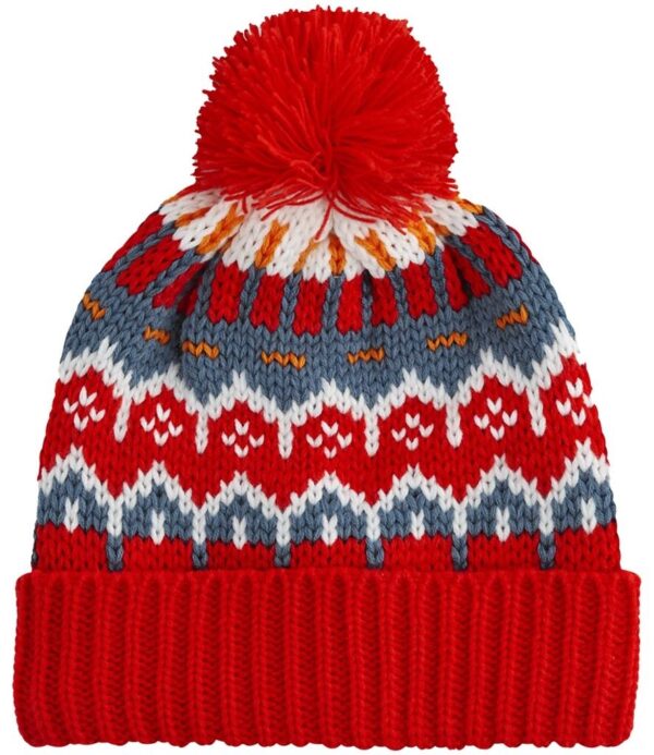 WH-BLANK-BN-UN-AlpineRacer-front Retro Ski Beanie, Alpine Racer