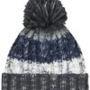 Corkscrew Pom Pom Beanie, Arctic Dawn