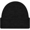 WH-BLANK-BN-UN-BlackMarl-front Cosy Ribbed Beanie, Black Marl