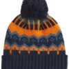 WH-BLANK-BN-UN-BlazingBlue-front Retro Ski Beanie, Blazing Blue