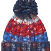 Corkscrew Pom Pom Beanie, Chilli Blues