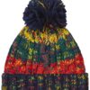 Corkscrew Pom Pom Beanie, Crackling Campfire