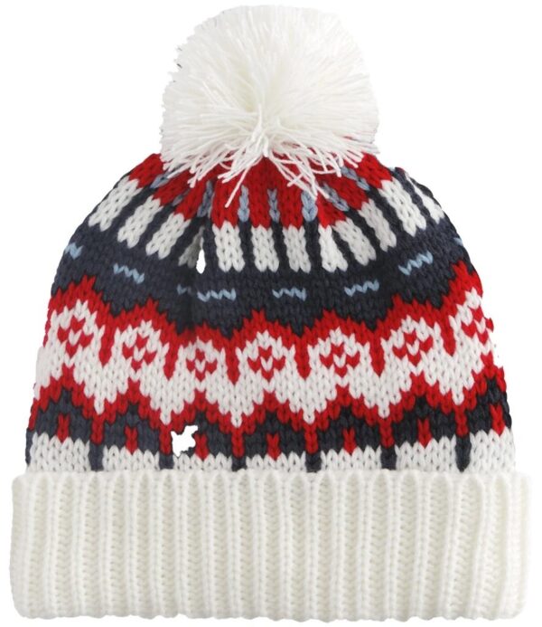 WH-BLANK-BN-UN-WhiteOut-front Retro Ski Beanie, White Out
