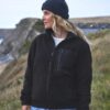 Full Zip Borg Fleece, Black