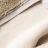 Full Zip Borg Fleece, Natural