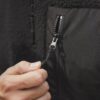Quarter Zip Borg Fleece, Black