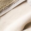 Quarter Zip Borg Fleece, Natural