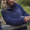 Quarter Zip Borg Fleece, Navy