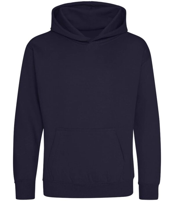 WH-BLANK-HD-KD-NewFrenchNavy-front Kids Hoodie, New French Navy