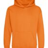 WH-BLANK-HD-KD-OrangeCrush-front Kids Hoodie, Orange Crush