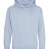 WH-BLANK-HD-KD-SkyBlue-front Kids Hoodie, Sky Blue