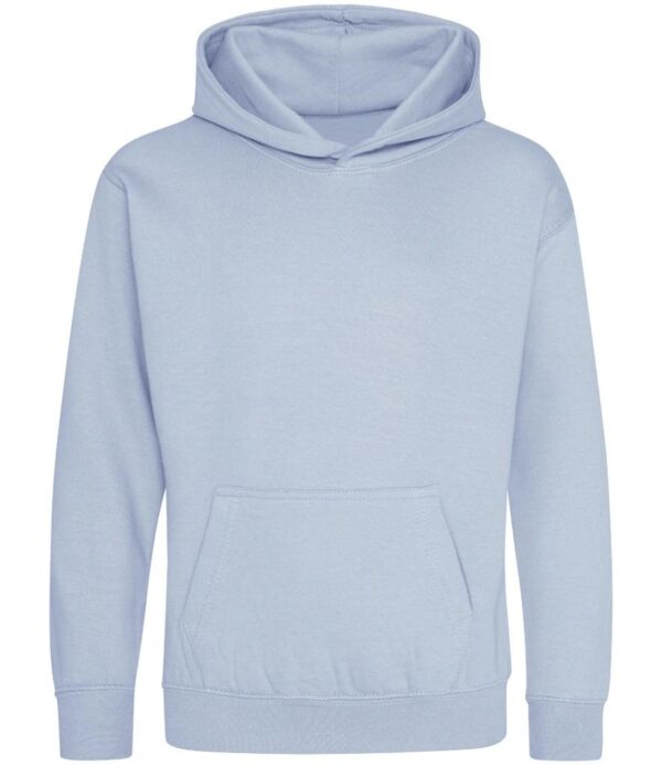 WH-BLANK-HD-KD-SkyBlue-front Kids Hoodie, Sky Blue