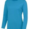 WH-BLANK-LS-LD-SapphireBlue-front Women's Sport Long Sleeve Tshirt, Sapphire Blue