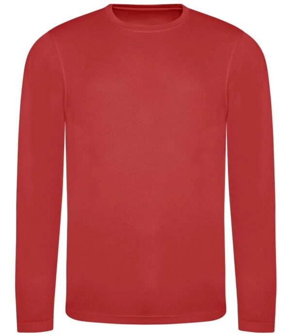 Sport Long Sleeve Tshirt, Fire Red