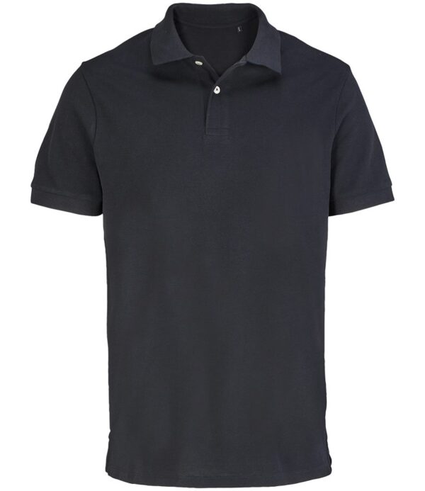 WH-BLANK-PL-UN-Black-front Polo Shirt, Black