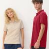 WH-BLANK-PL-UN-FolkRed-lifestyle2 Polo Shirt, Folk Red