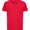 WH-BLANK-PL-UN-Red-front Polo Shirt, Red