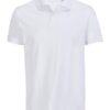 WH-BLANK-PL-UN-White-front Polo Shirt, White