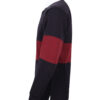 WH-BLANK-RG-UN-NavyBurgundy-left Panelled Rugby Shirt