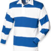 WH-BLANK-RG-UN-WhiteRoyal-front Striped Rugby Shirt