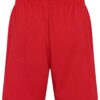 WH-BLANK-SH-UN-FireRed-back Sport Shorts, Fire Red