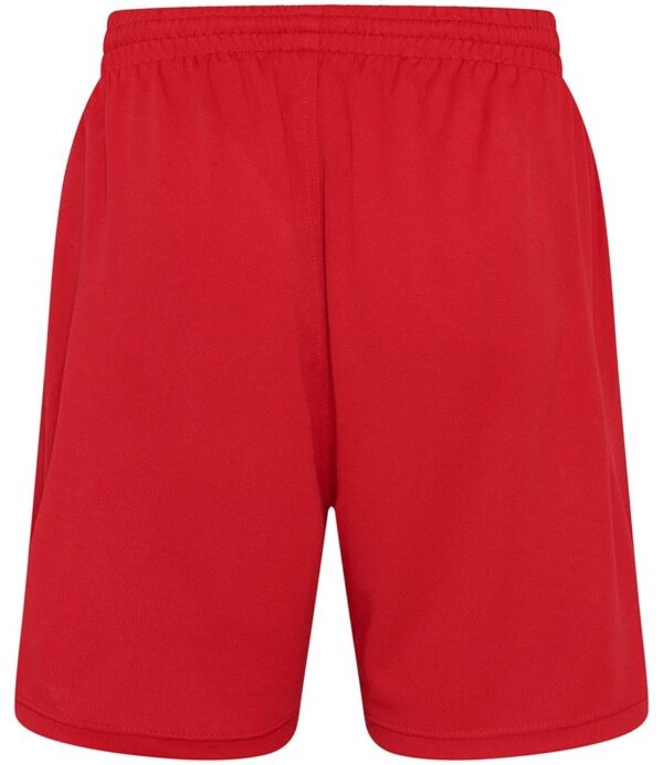 WH-BLANK-SH-UN-FireRed-back Sport Shorts, Fire Red