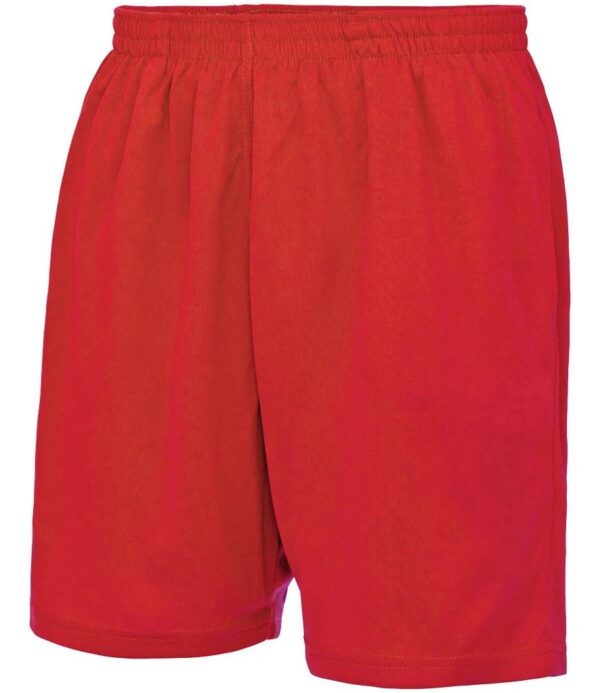WH-BLANK-SH-UN-FireRed-front Sport Shorts, Fire Red
