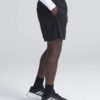 WH-BLANK-SH-UN-JetBlack-model-2 Sport Shorts