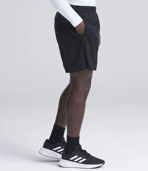 WH-BLANK-SH-UN-JetBlack-model-2 Sport Shorts