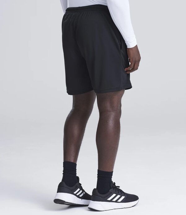 WH-BLANK-SH-UN-JetBlack-model-3 Sport Shorts