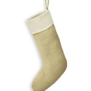 Christmas Stocking, Natural Cream