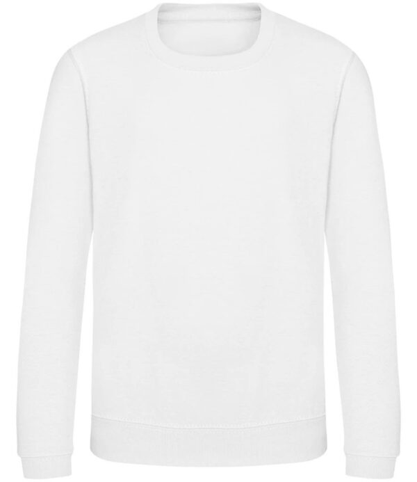 WH-BLANK-SW-KD-ArcticWhite-front Kids Sweatshirt, Arctic White