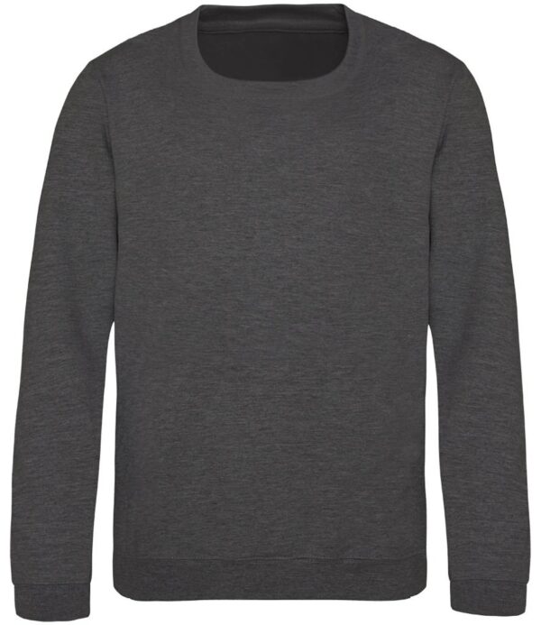 WH-BLANK-SW-KD-Charcoal-front Kids Sweatshirt, Charcoal