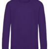 WH-BLANK-SW-KD-Purple-front Kids Sweatshirt, Purple