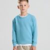 WH-BLANK-SW-KD-Seafoam-model-front Kids Sweatshirt