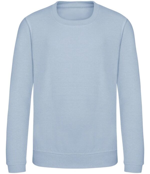 WH-BLANK-SW-KD-SkyBlue-front Kids Sweatshirt, Sky Blue