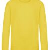 WH-BLANK-SW-KD-SunYellow-front Kids Sweatshirt, Sun Yellow