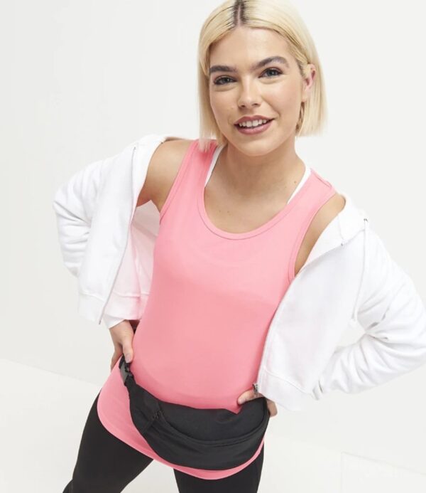 WH-BLANK-TK-LD-ElectricPink-lifestyle Women's Sport Vest, Electric Pink