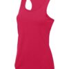WH-BLANK-TK-LD-HotPink-front Women's Sport Vest, Hot Pink