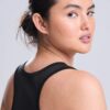 WH-BLANK-TK-LD-JetBlack-model-back Women's Sport Vest, Jet Black