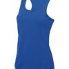 WH-BLANK-TK-LD-RoyalBlue-front Women's Sport Vest, Royal Blue