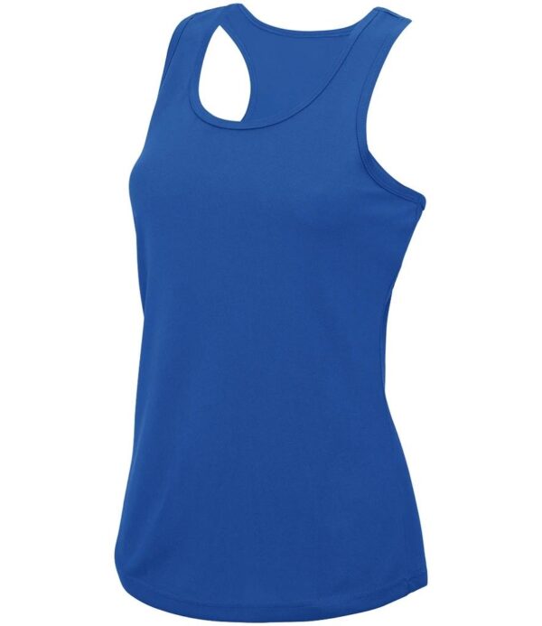 WH-BLANK-TK-LD-RoyalBlue-front Women's Sport Vest, Royal Blue