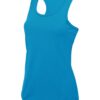 WH-BLANK-TK-LD-SapphireBlue-front Women's Sport Vest, Sapphire Blue