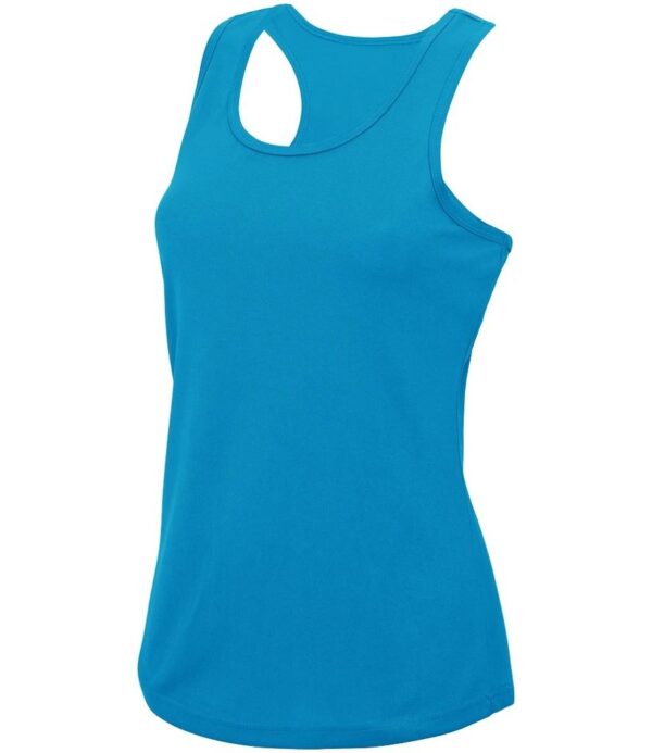 WH-BLANK-TK-LD-SapphireBlue-front Women's Sport Vest, Sapphire Blue