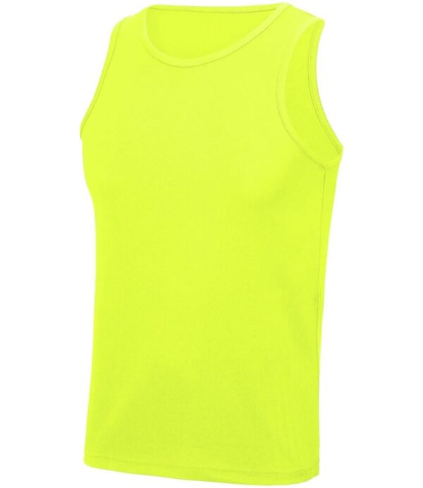 WH-BLANK-TK-UN-ElectricYellow-front Sport Vest, Electric Yellow