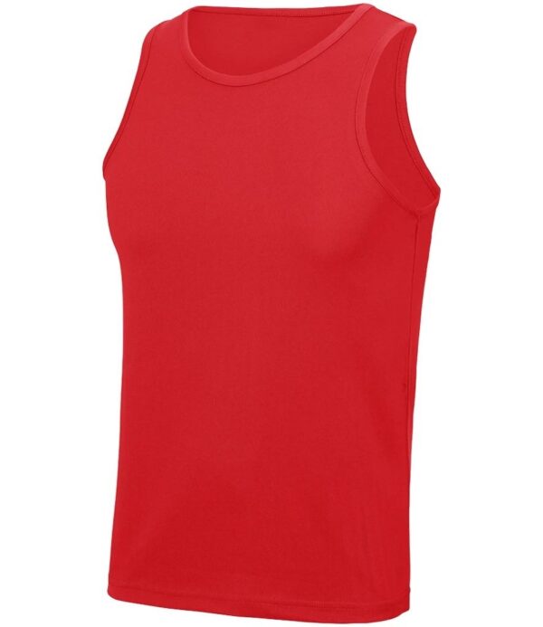 WH-BLANK-TK-UN-FireRed-front Sport Vest, Fire Red