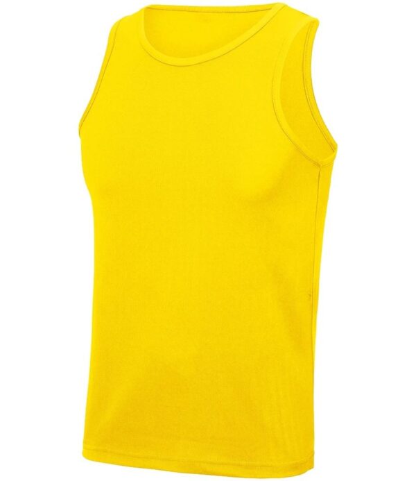 WH-BLANK-TK-UN-SunYellow-front Sport Vest, Sun Yellow